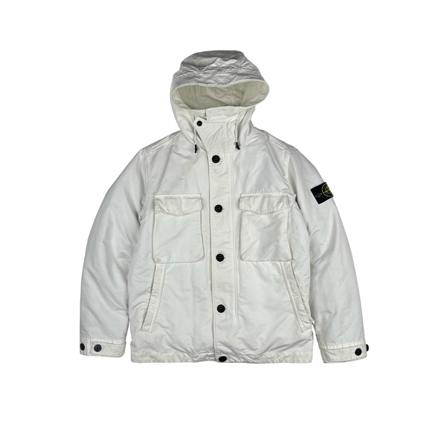 Stone Island Off White David TC Dutch Rope Down Lined Winter Jacket - Medium