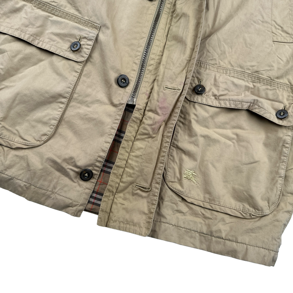 Burberry Nova Check Lined Tan Jacket - XXL