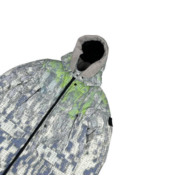 Stone Island 2019 Printed DPM Chine Puffer Shadow Project Jacket - Small