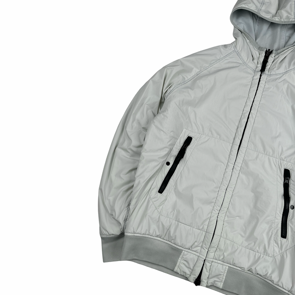 Stone Island 2022 Light Blue Comfort Tech Composite Reversible Polartec Jacket - Medium
