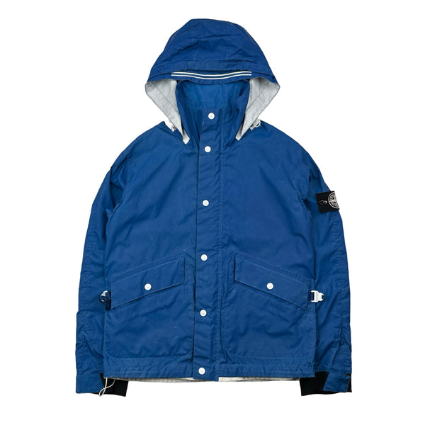 Stone Island 2011 Rare Archive Blue Reflective Jacket Small Mat s Island
