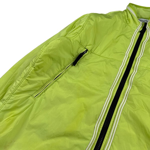 Stone Island 2019 Green Crinkle Reps Padded Jacket - XL