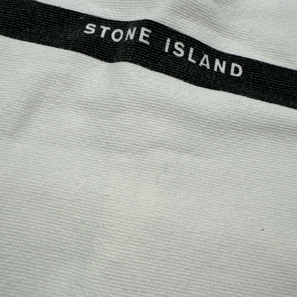 Stone Island Vintage 2000 Towelling Cotton Hoodie - Small