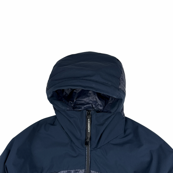 CP Company Navy Padded Pro Tek Lens View Jacket - XL