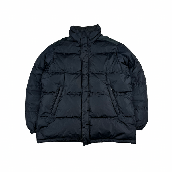 Prada Navy Nylon Padded Puffer Jacket - Large