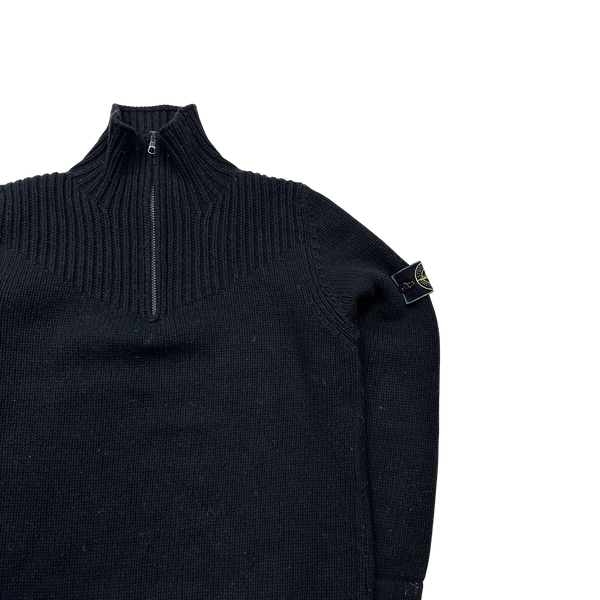 Stone Island Vintage 2000 Quarter Zipped Pullover - Medium