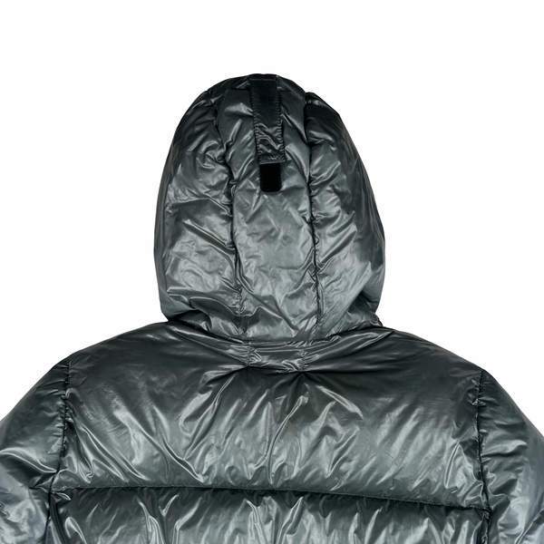 Stone Island 2017 Steel Grey  Pertex Quantum Y Down Puffer Jacket - Medium