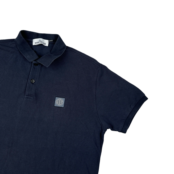 Stone Island 2020 Navy Short Sleeve Polo - XXL