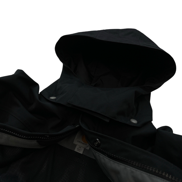 Carhartt Black Shoreline Hooded Jacket - XXL