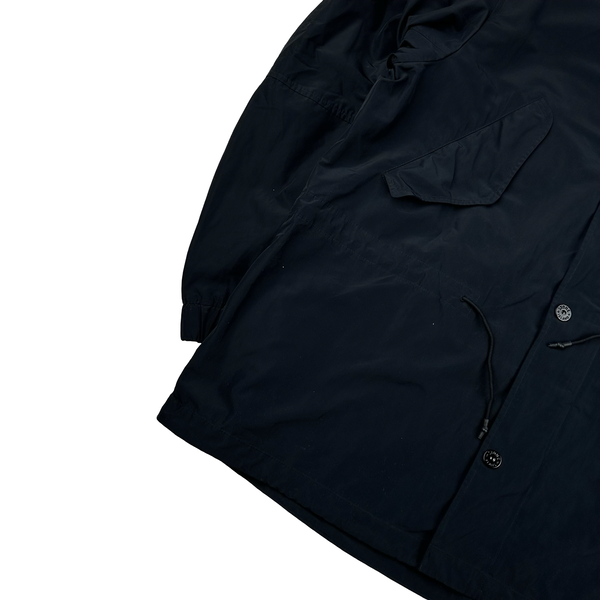 Stone Island 2018 Navy Micro Reps Parka Jacket - 3XL