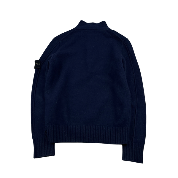 Stone Island 2016  Navy Wool Pullover Jumper - Medium