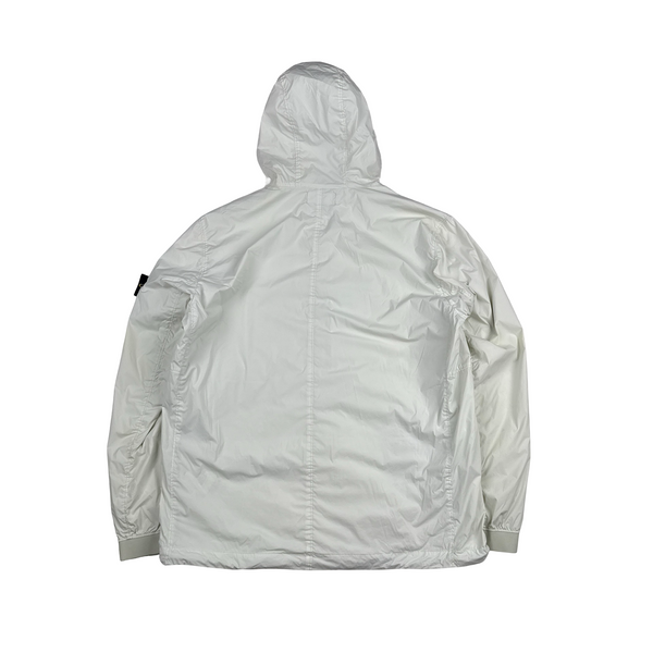Stone Island White Nylon Skin Touch TC Jacket - XL