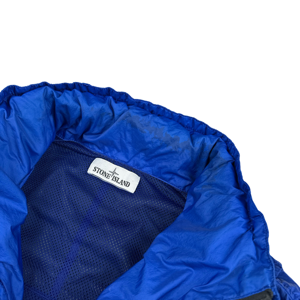 Stone Island 2021 Electric Blue Membrana TC 3L Rain Jacket - Small