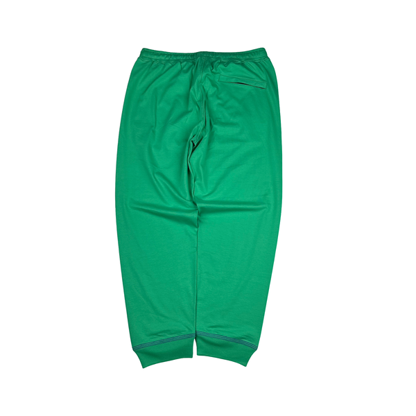 Stone Island 2021 Green Spellout Details Cotton Joggers - Large - XL