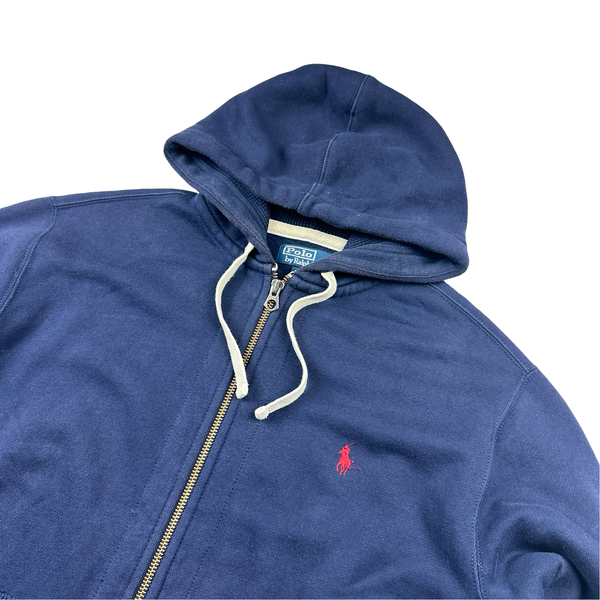 Ralph Lauren Navy Zipped Hoodie Tracksuit Set