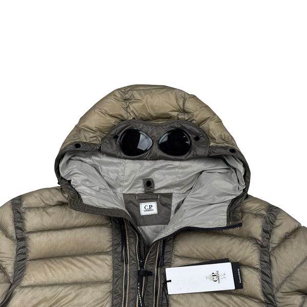 CP Company Beige DD Shell Goggle Jacket - XL