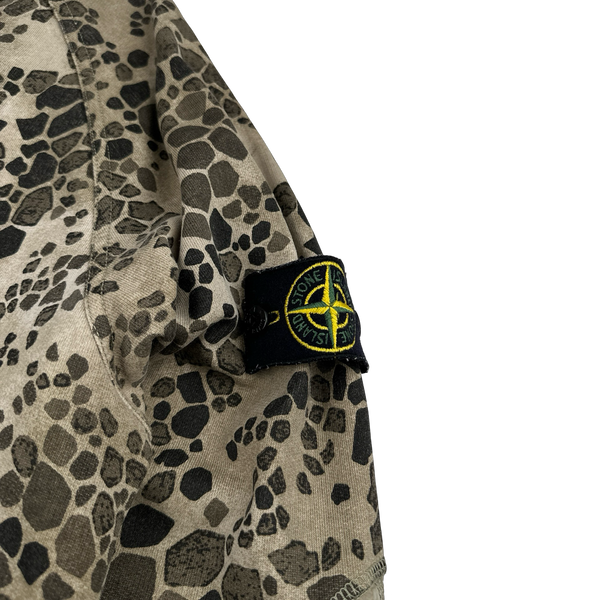 Stone Island 2018 Alligator Camo Crewneck Sweatshirt - Large