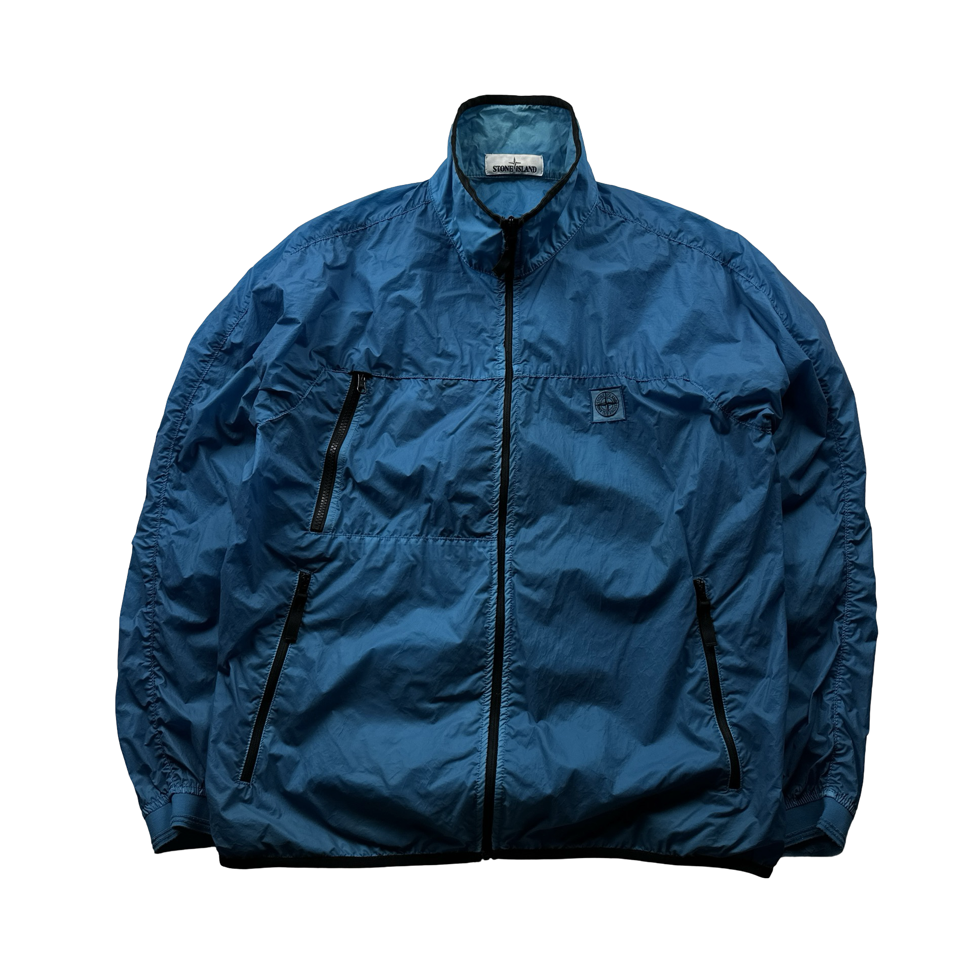 Stone Island 2018 Blue Lamy Velour Jacket - Large – Mat's Island
