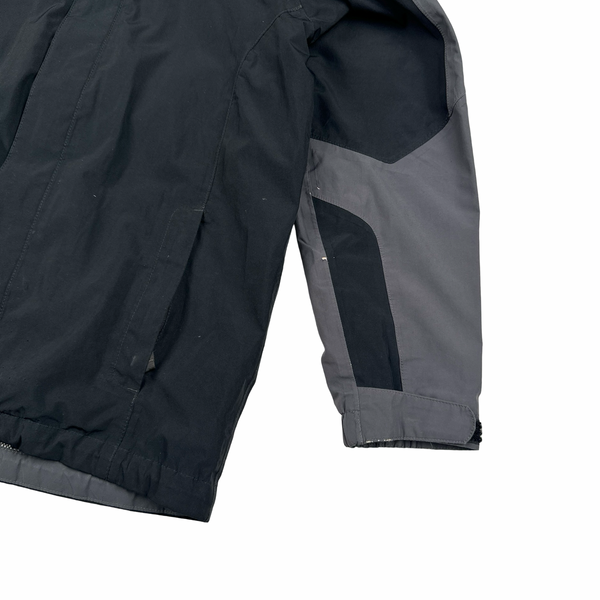 North Face Black/Grey Hyvent Jacket - XS