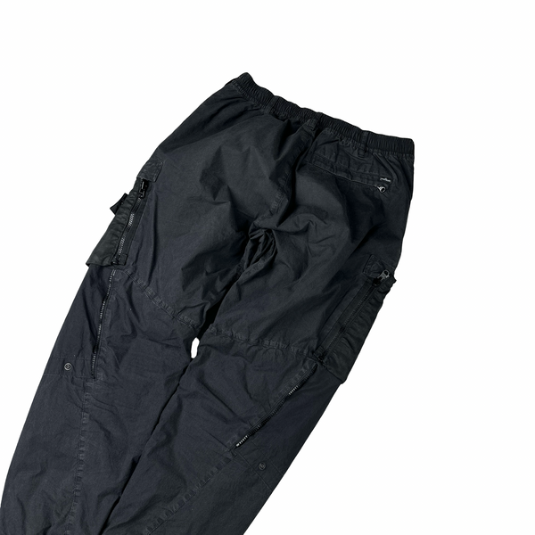 Stone Island Shadow Project 2020 Black Zipped Pocket Trousers Cargos - Small