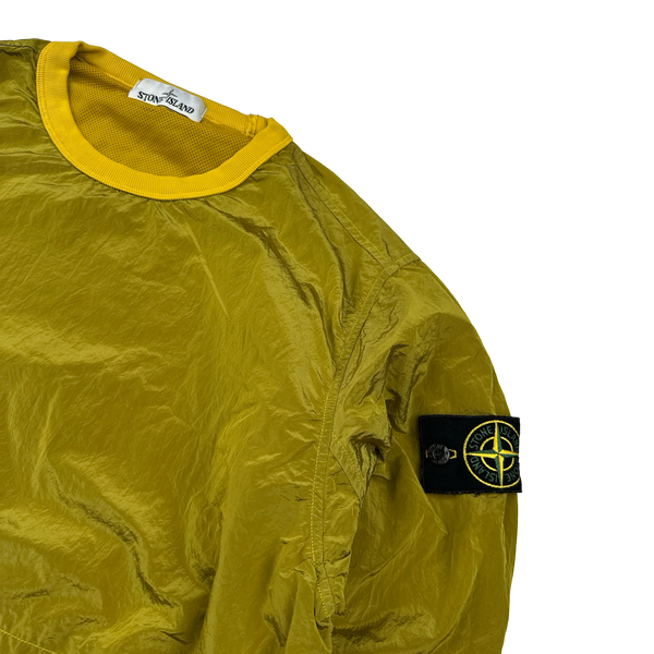 Stone Island 2017 Yellow Nylon Metal Pullover Jumper - Small