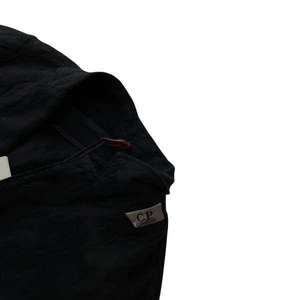CP Company Navy Lightweight Linen Blazer - XL