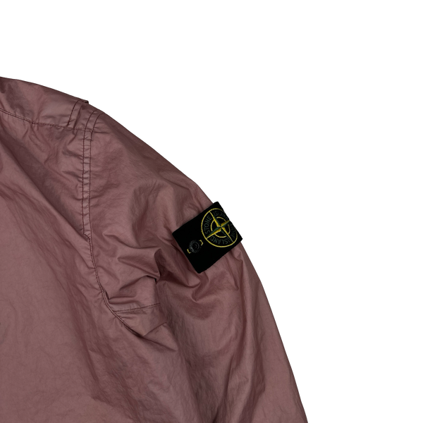 Stone Island 2021 Pink Membrana TC 3L Rain Jacket - Medium