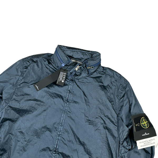 Stone Island 2023 Econyl Blue Regenerated Nylon Metal Jacket - XL