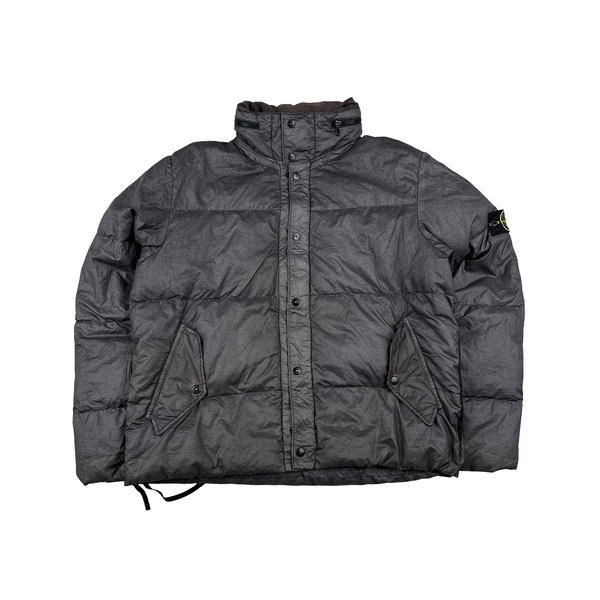 Stone Island 2014 Grey Goose Filled Winter Jacket - Large