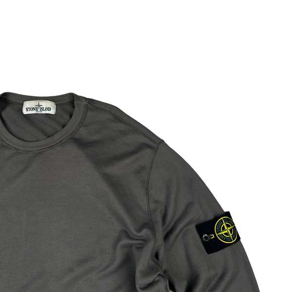 Stone Island 2011 Grey Cotton Crewneck Sweatshirt - Large