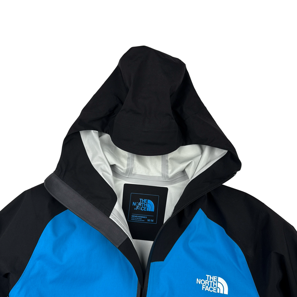 North Face Blue & Black Colour Block Dryvent Waterproof Hooded Jacket - Medium