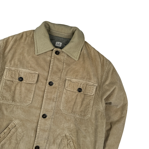 CP Company Vintage 80's Beige Corduroy Multi Pocket Jacket - XL
