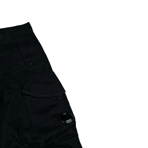 CP Company Black Ergonomic Fit Cargo Trousers - XXL