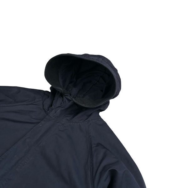 Stone Island 2005 Navy David TC Dutch Rope Long Jacket - XL