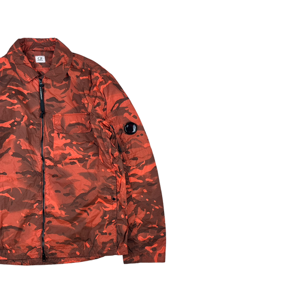 CP Company Re Print Orange Camo Lens View Overshirt - XL