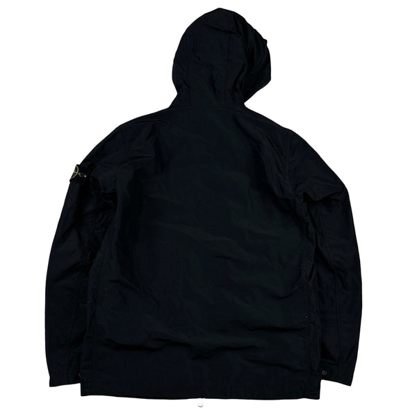 Stone Island 2021 Black Micro Reps Parka Jacket - Large