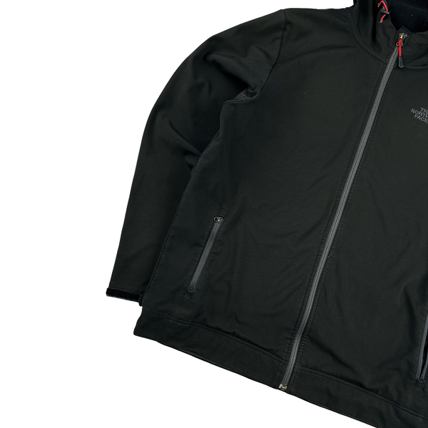 North Face Black Comfort Shell Hooded Jacket - Large
