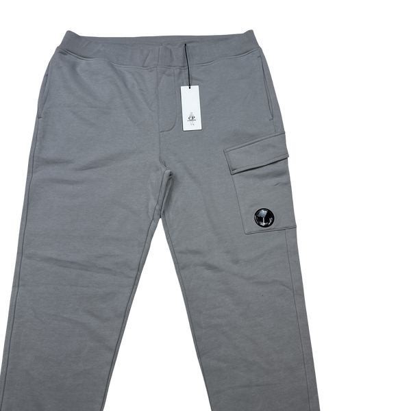 CP Company Stone Grey Lens Viewer Joggers - Large, XL , 3XL