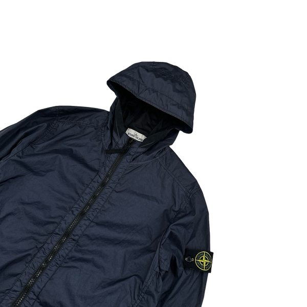 Stone Island 2017 Navy Membrana 3L TC Rain Jacket - Medium