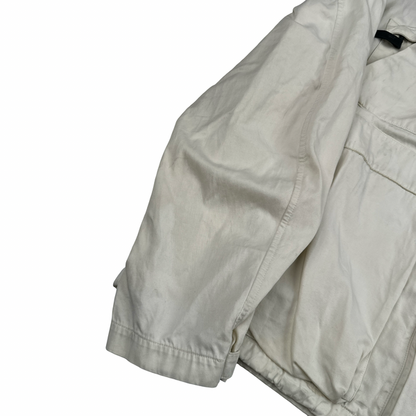 Stone Island 1998 Vintage Cotton Multi Pocket Green Edge Jacket - XL