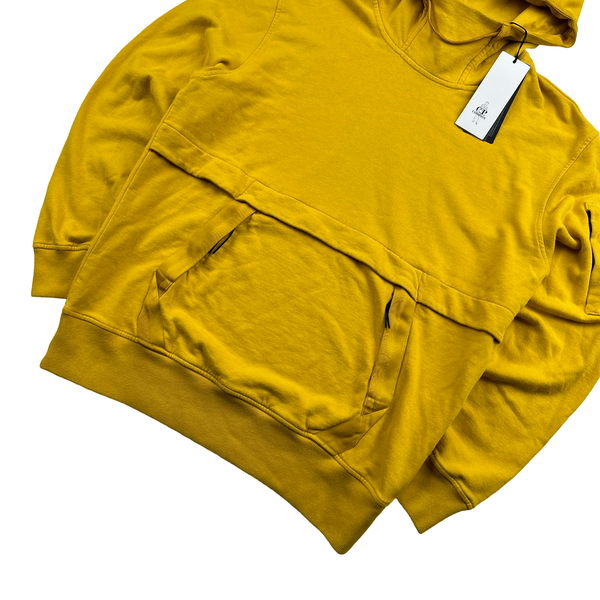 CP Company Yellow Lens Viewer High Collar Hoodie - Large