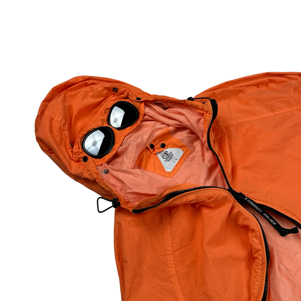 CP Company x Palace Neon Orange Nylon La Mille Goggle Jacket - XL