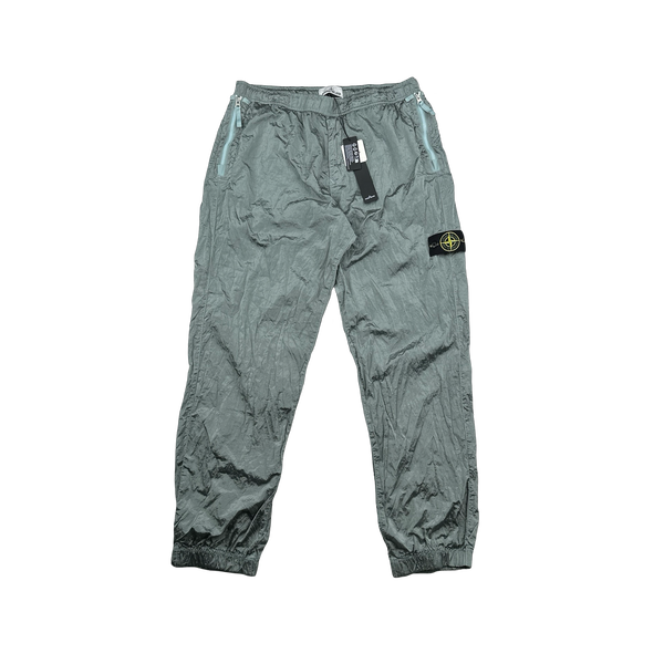 Stone Island 2023 Blue Nylon Metal Econyl Trousers - 36"