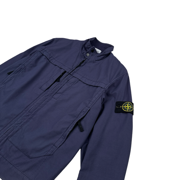 Stone Island 2014 Indigo 3D Cotton Tela Jacket - Medium
