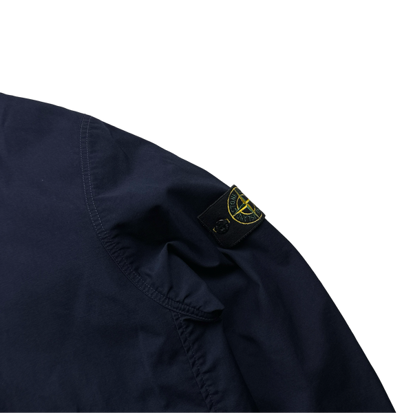 Stone Island Navy Blue 2001 Special Resine Jacket - XL