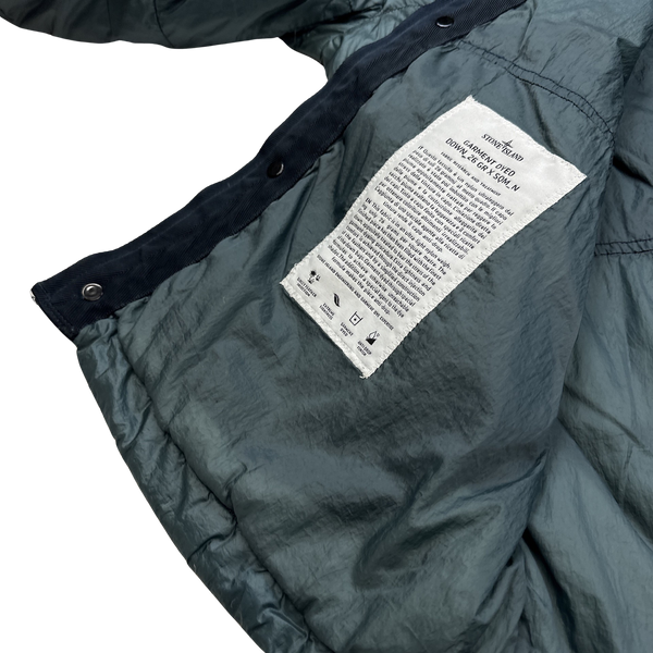 Stone Island 2013 Sea Foam Garment Dyed Puffer Jacket - XXL