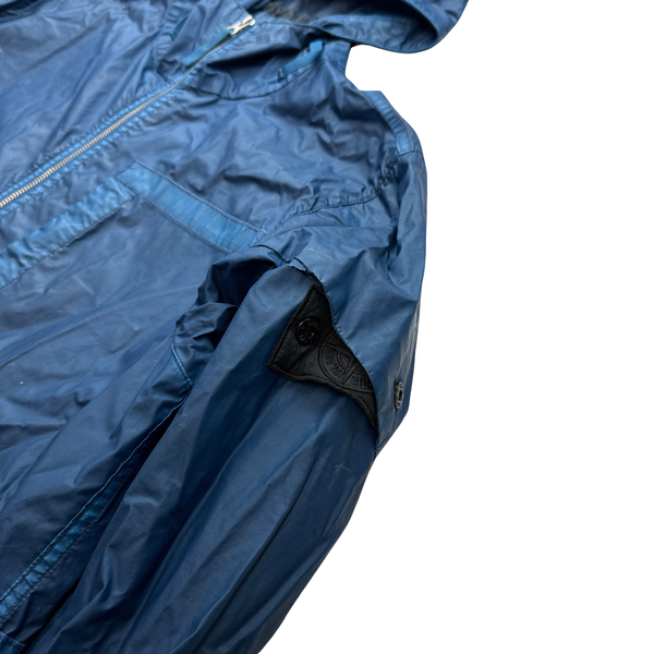 Stone Island Shadow Project Blue Mussola Gommata Parka Cobalt - Large