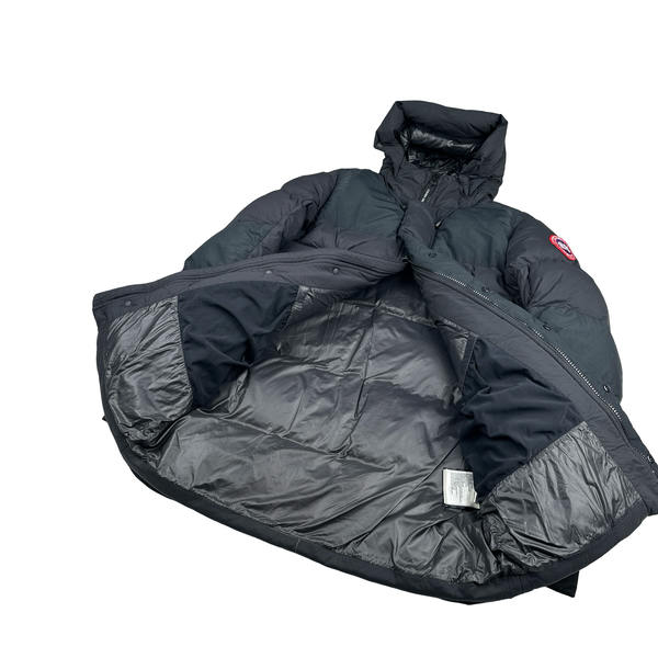 Canada Goose Black Armstrong Down Hooded Parka Jacket - Medium