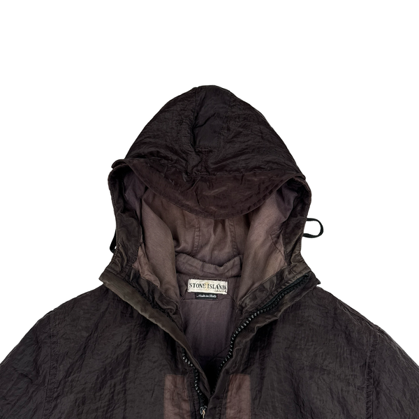 Stone Island 2001 Red Monofilament Mesh Jacket - Medium