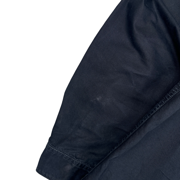 Stone Island 2015 Navy Thick Cotton Overshirt - XXL